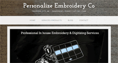Desktop Screenshot of personalizeembroideryco.com