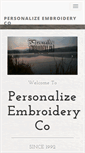 Mobile Screenshot of personalizeembroideryco.com